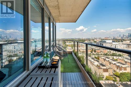 1704 - 55 East Liberty Street, Toronto, ON - Outdoor With Balcony With View With Exterior