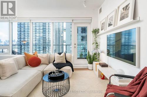 1704 - 55 East Liberty Street, Toronto, ON - Indoor Photo Showing Living Room