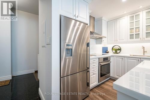 114 - 77 Mcmurrich Street, Toronto, ON - Indoor Photo Showing Kitchen With Stainless Steel Kitchen