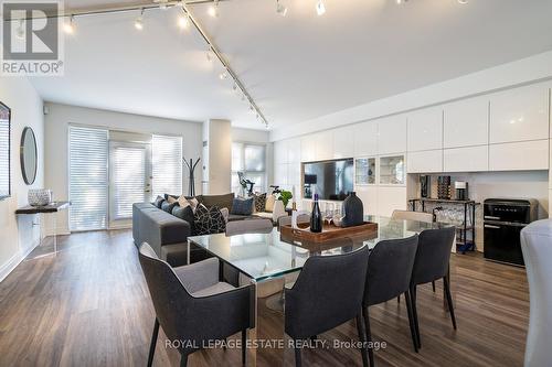 114 - 77 Mcmurrich Street, Toronto, ON - Indoor Photo Showing Living Room