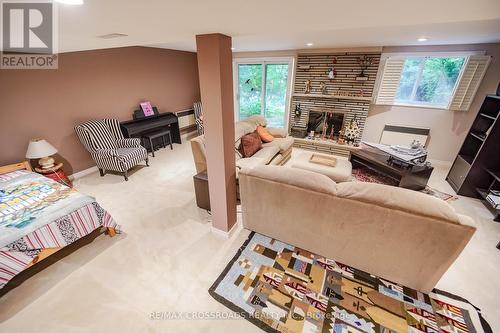 40 Harrington Crescent, Toronto, ON - Indoor Photo Showing Living Room With Fireplace