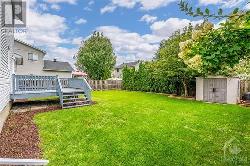 Quiet and private backyard perfect for creating your own oasis - 70 Lachaine Street, Embrun, ON - Outdoor