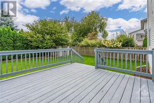 Step out from the kitchen area onto the large deck, perfect for BBQs and entertaining - 70 Lachaine Street, Embrun, ON - Outdoor With Deck Patio Veranda