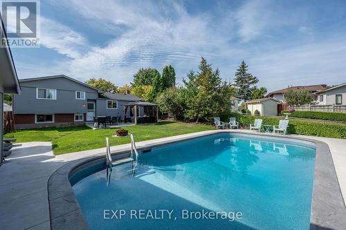 977 Osgoode Drive, London, ON - Outdoor With In Ground Pool With Deck Patio Veranda With Backyard