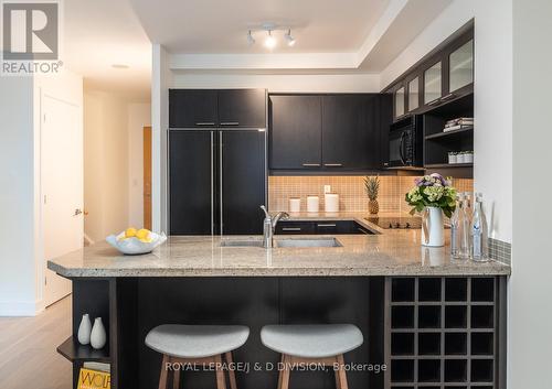 703 - 36 Blue Jays Way, Toronto, ON - Indoor Photo Showing Kitchen With Double Sink With Upgraded Kitchen