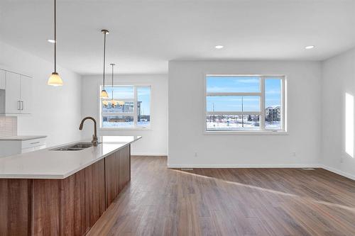 143 Grey Heron Drive, Winnipeg, MB - Indoor Photo Showing Kitchen With Double Sink With Upgraded Kitchen