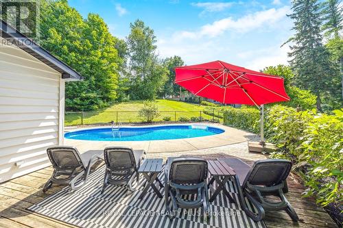 11753 Trafalgar Road, Halton Hills, ON - Outdoor With In Ground Pool With Deck Patio Veranda