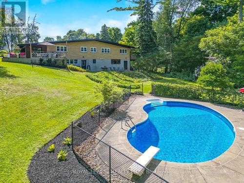 11753 Trafalgar Road, Halton Hills, ON - Outdoor With In Ground Pool With Backyard