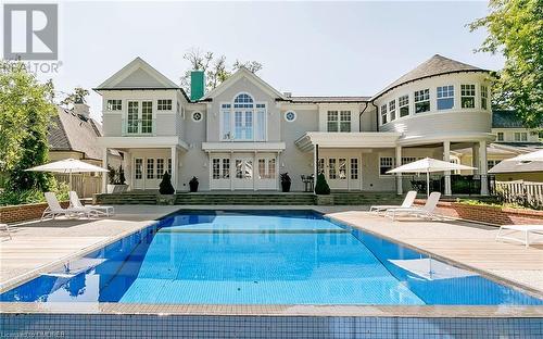 27 Park Avenue, Oakville, ON - Outdoor With In Ground Pool