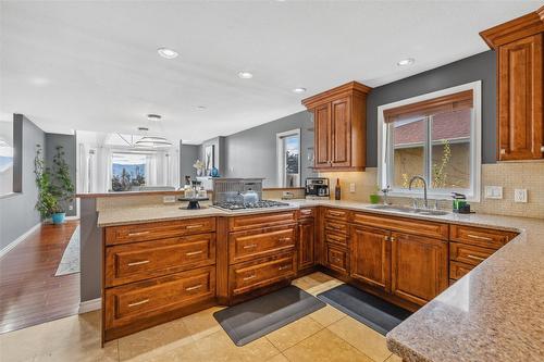 2624 Wild Horse Drive, West Kelowna, BC - Indoor Photo Showing Kitchen With Double Sink