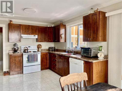 491 Water Street, Bay Roberts, NL - Indoor Photo Showing Kitchen With Double Sink