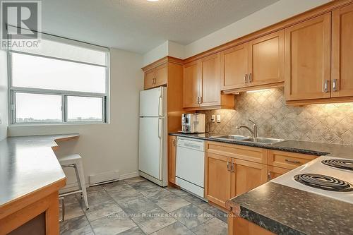 1003 - 700 Dynes Road, Burlington, ON - Indoor Photo Showing Kitchen With Double Sink