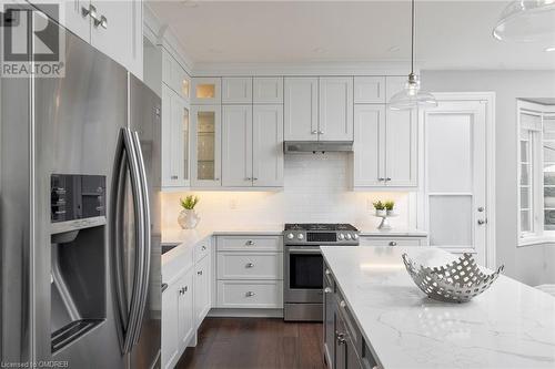 2457 Clayborne Place, Oakville, ON - Indoor Photo Showing Kitchen With Stainless Steel Kitchen With Upgraded Kitchen