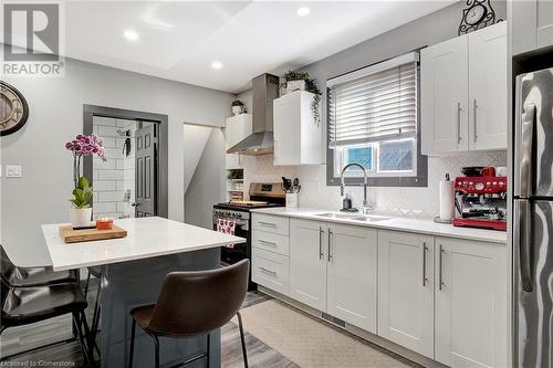 12 Lowell Street N, Cambridge, ON - Indoor Photo Showing Kitchen With Stainless Steel Kitchen