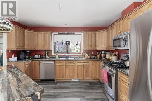 277 Highway 532, Searchmont, ON - Indoor Photo Showing Kitchen With Double Sink