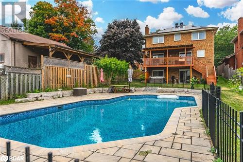 103 Letitia Street, Barrie, ON - Outdoor With In Ground Pool With Deck Patio Veranda With Backyard