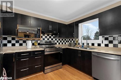 103 Letitia Street, Barrie, ON - Indoor Photo Showing Kitchen With Double Sink