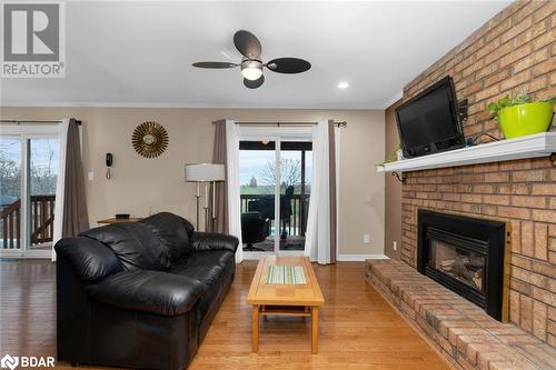 103 Letitia Street, Barrie, ON - Indoor Photo Showing Living Room With Fireplace