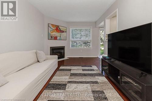 2555 Thomas Street Unit# 112, Mississauga, ON - Indoor Photo Showing Living Room With Fireplace