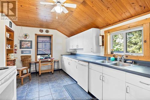 124 Mill Street West, Kingsville, ON - Indoor Photo Showing Kitchen With Double Sink