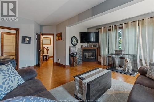 151 Belle River Road, Kingsville, ON - Indoor Photo Showing Living Room With Fireplace