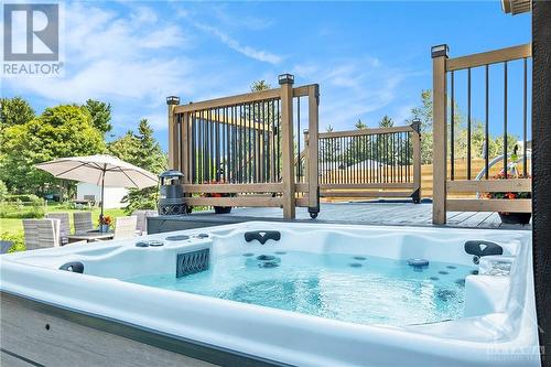 Elevate your outdoor living experience with the Viking 27 Light Hot Tub, a perfect blend of luxury, comfort, and advanced technology. This premium hot tub features  strategically placed jets that - 708 Geneva Crescent, Embrun, ON - Outdoor