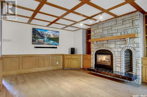 3722 Bryden Bay, Regina, SK - Indoor With Fireplace