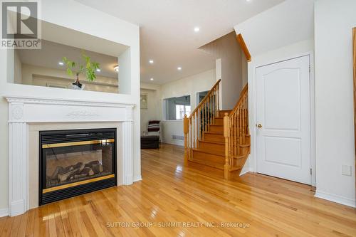 64 Knightswood Crescent, Brampton, ON - Indoor Photo Showing Living Room With Fireplace