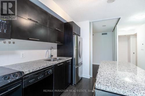 416 - 21 Nelson Street, Toronto, ON - Indoor Photo Showing Kitchen With Double Sink With Upgraded Kitchen