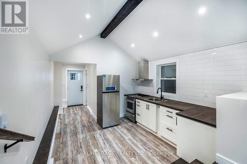 18 Bramley Street S, Port Hope, ON - Indoor Photo Showing Kitchen With Double Sink