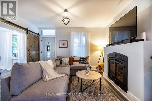 18 Bramley Street S, Port Hope, ON - Indoor Photo Showing Living Room With Fireplace