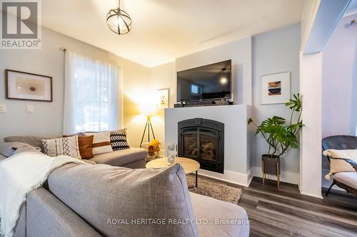 18 Bramley Street S, Port Hope, ON - Indoor Photo Showing Living Room With Fireplace