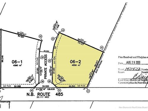 Lot 06-2 Route 485, Saint-Paul, NB 