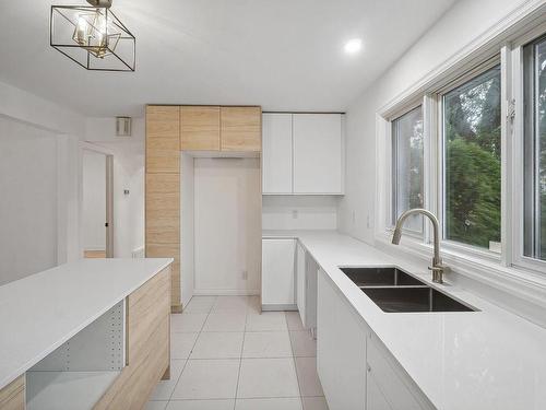 Kitchen - 9130 Rue Puyseaux, Montréal (Saint-Léonard), QC - Indoor Photo Showing Kitchen With Double Sink