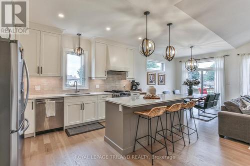 27 Keba Crescent, Tillsonburg, ON - Indoor Photo Showing Kitchen With Stainless Steel Kitchen With Upgraded Kitchen