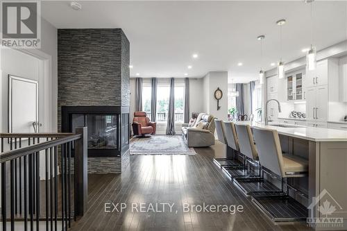 1136 Beckett Crescent, Ottawa, ON - Indoor Photo Showing Other Room With Fireplace