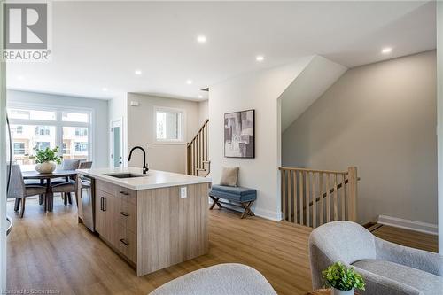 Large Quartz Kitchen Island - 71 Fernridge Common, St. Catharines, ON - Indoor