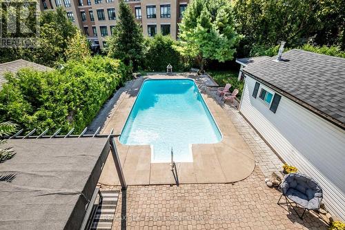 366 George Street, Milton, ON - Outdoor With In Ground Pool