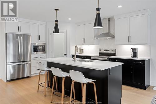 410 Jolly, Lasalle, ON - Indoor Photo Showing Kitchen With Double Sink With Upgraded Kitchen