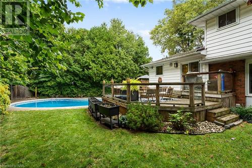 17 Pioneer Court, St. Catharines, ON - Outdoor With In Ground Pool With Deck Patio Veranda