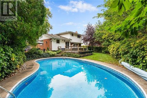 17 Pioneer Court, St. Catharines, ON - Outdoor With In Ground Pool With Deck Patio Veranda With Backyard