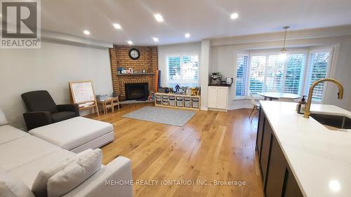 1120 Goodson Crescent, Oakville, ON - Indoor Photo Showing Other Room With Fireplace