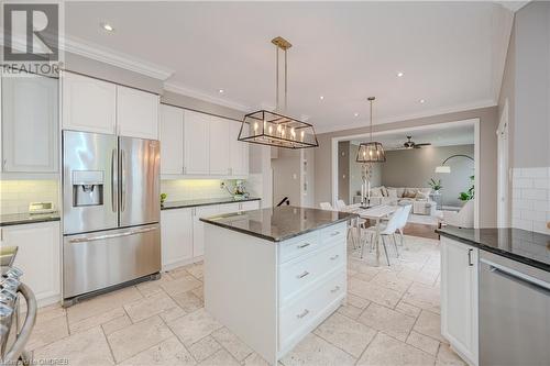 Kitchen with Ravine View - 2366 Valleyridge Drive, Oakville, ON - Indoor Photo Showing Kitchen With Upgraded Kitchen