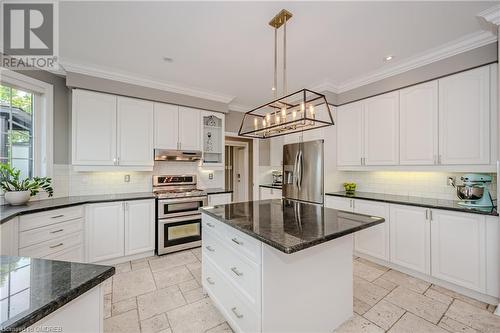 Kitchen with Ravine View - 2366 Valleyridge Drive, Oakville, ON - Indoor Photo Showing Kitchen