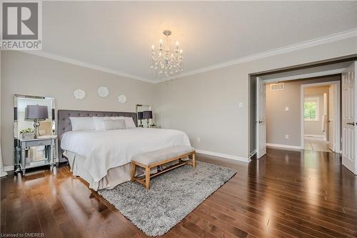 Primary Bedroom Suite with Ravine View - 2366 Valleyridge Drive, Oakville, ON - Indoor Photo Showing Bedroom