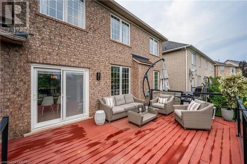 Walk-out to XL Deck with Ravine View - 2366 Valleyridge Drive, Oakville, ON - Outdoor With Deck Patio Veranda With Exterior