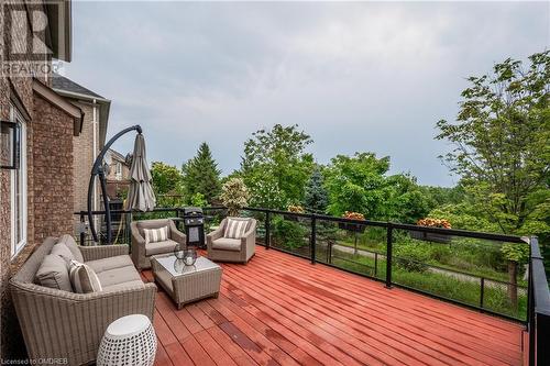 Extra-Large Deck with Ravine View - 2366 Valleyridge Drive, Oakville, ON - Outdoor With Deck Patio Veranda With Exterior