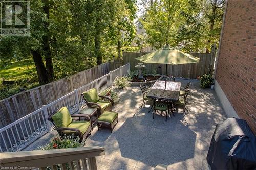 Brand new concrete patio - 641 Greenwood Drive Unit# 1, Burlington, ON - Outdoor With Deck Patio Veranda