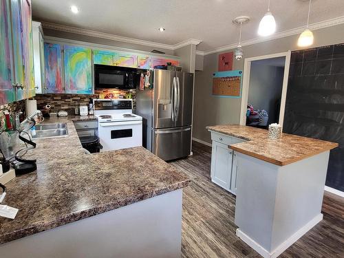 15 Lodge Drive, Clearwater, BC - Indoor Photo Showing Kitchen With Double Sink