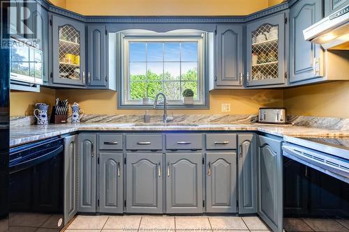 302 Applewood, Kingsville, ON - Indoor Photo Showing Kitchen With Double Sink